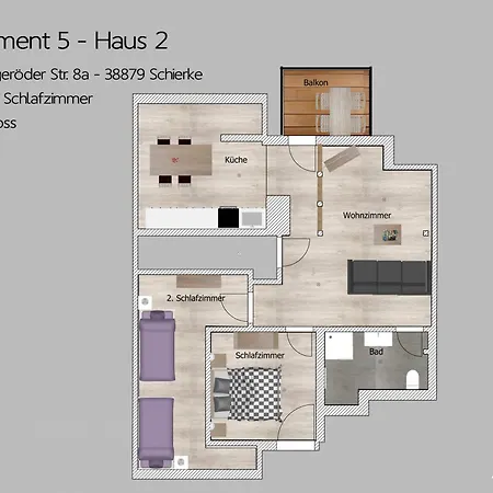 Apartament Auszeit Im Harz - Haus 2 5